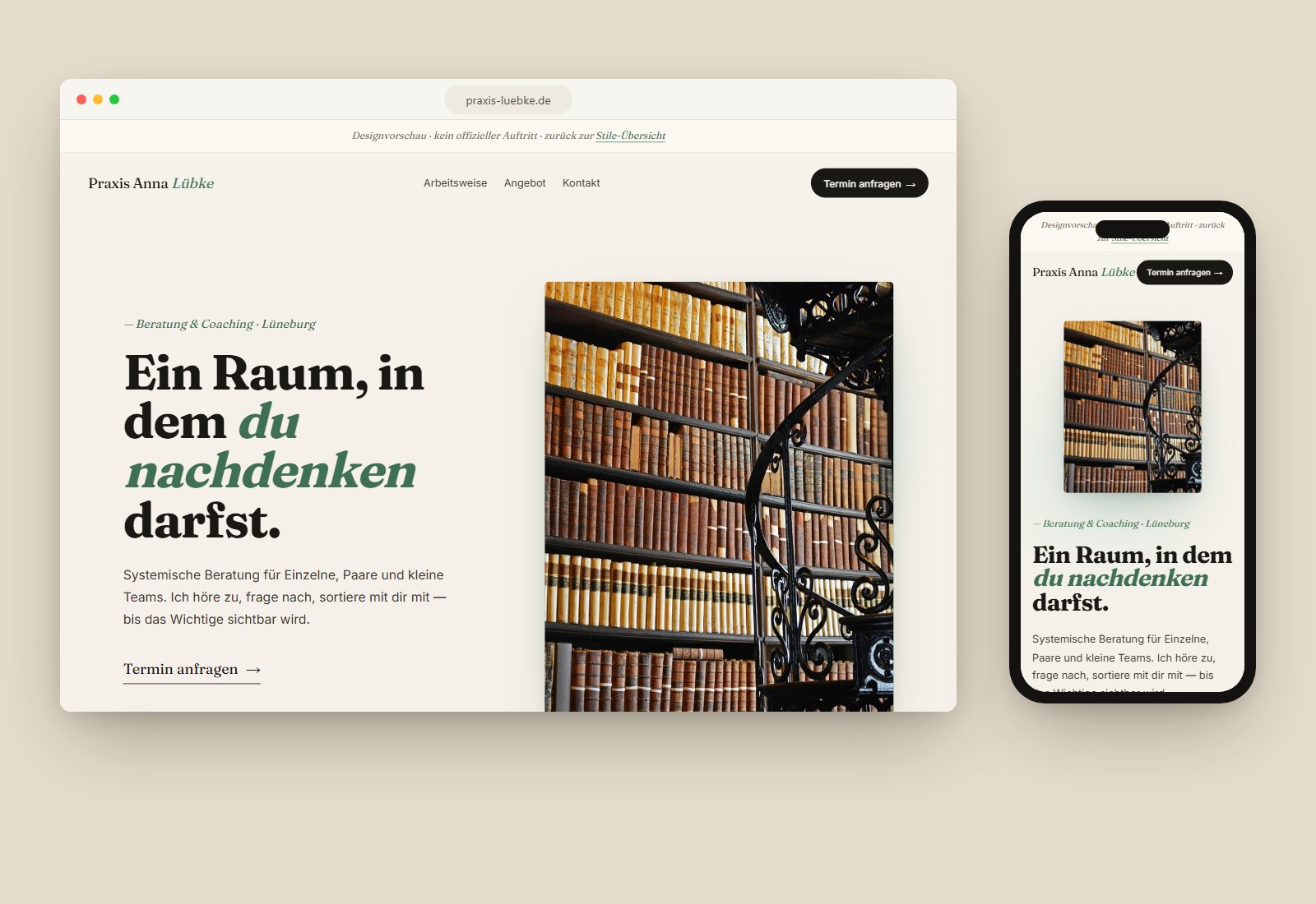 Editorial Warm Mockup